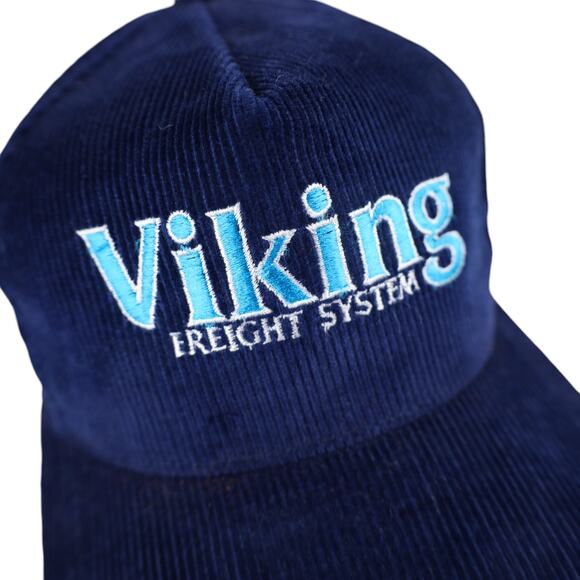Vintage Viking Freight System Corduroy Trucker Hat - Picture 3 of 5